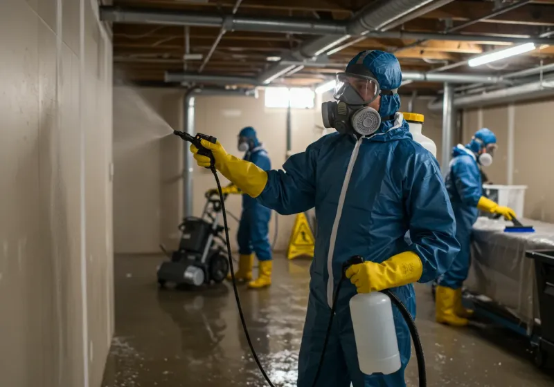 Basement Sanitization and Antimicrobial Treatment process in Polk County, OR